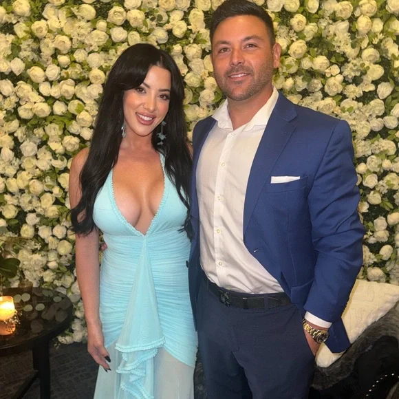 JANESSA MAXI DRESS - AQUA - Picture 4 of 4